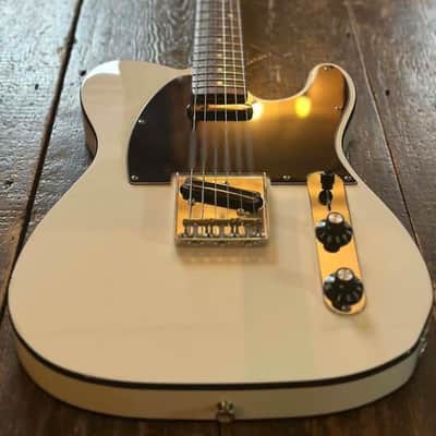 Fender Japan Telecaster 1962 RI Alder Custom RI MIJ 2017 Vintage White w/ Black Binding MIJ Japan