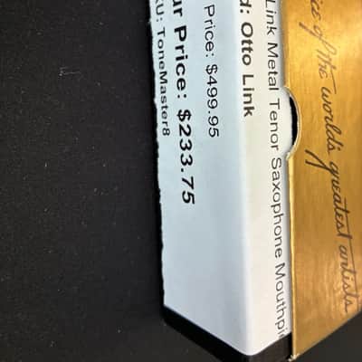 Otto Link 24k Gold Plated Metal Tenor Saxophone Mouthpiece 8 image 2