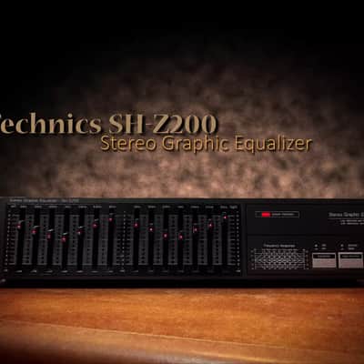 TECHNICS SH-Z200 🌈RaRe🌈 Vintage Stereo Graphic Equalizer image 1