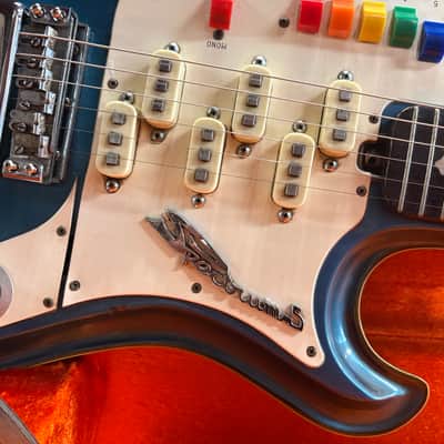 Teisco Spectrum 5 1960's - Metallic Blue image 5
