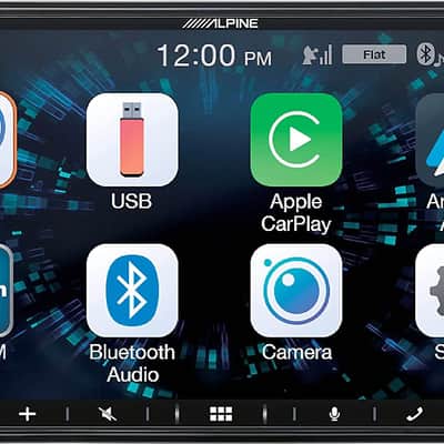 Alpine iLX-W670 7" CarPlay Android Auto + Backup Camera + Electrical Tape image 2