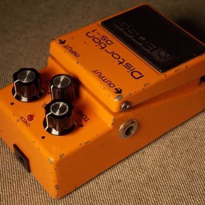 1979 BOSS DS-1 DISTORTION PEDAL LONG DASH TA7136AP CHIP SILVER SCREW MIJ KILLER! image 8