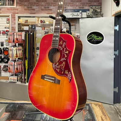 Gibson Hummingbird 1968 - Cherry Sunburst image 5