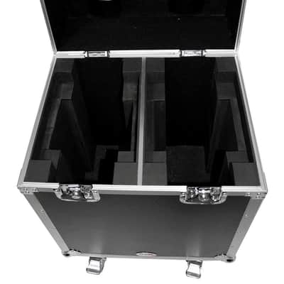Flight Case w/ Wheels For (2) American DJ Inno Spot Pro Moving Head Lights image 3