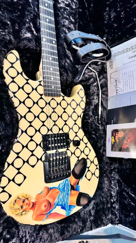 jerry cantrell blue dress guitar ALICE IN CHAINS - JERRY CANTRELL