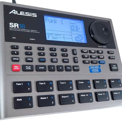ALESIS SR-18 SR18 Drumcomputer Effekte Drummachine / Top-Zustand + 1J GEWÄHR! image 2
