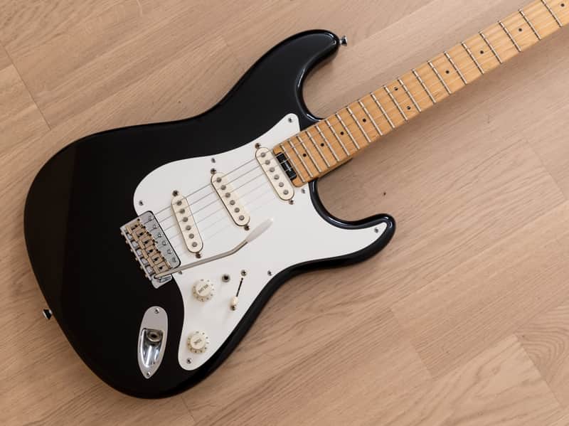 1990s Levinson Blade Texas Standard Vintage S-Style Electric Guitar Black, Japan image 1