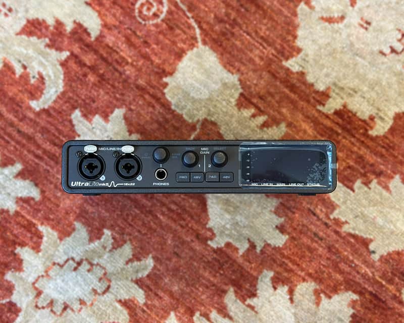 MOTU Audio Ultralite-mk5 USB Audio Interface w/Half-Rack Mounting Kit image 1