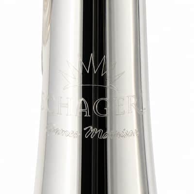 Schagerl JM1-S James Morrison Professional Bb Trumpet in Silver Plate SN 10711 image 2