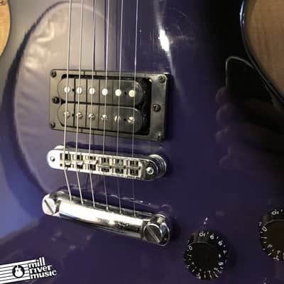 Burny LG-480 LP Special Junior Copy Singlecut Electric Guitar Purple Burst 2000s image 9