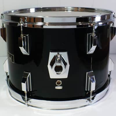 Pearl 13 x 9 Mounted Tom / Gloss Black Wrap / Early Export? image 3