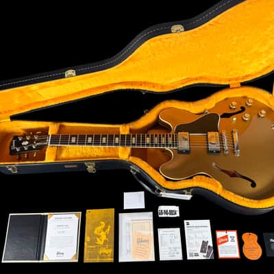 2023 Gibson ES-335 Custom Shop '64 Reissue with Stinger Murphy Lab Ultra Light Aged ~ Double Gold image 13