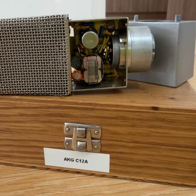 AKG C 12 A Multipattern Large Diaphragm Tube Condenser Microphone 1960s - Nickel image 7