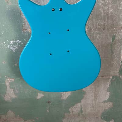 Danelectro 59M NOS Double Cutaway 2010s - Baby Come Back Blue image 11