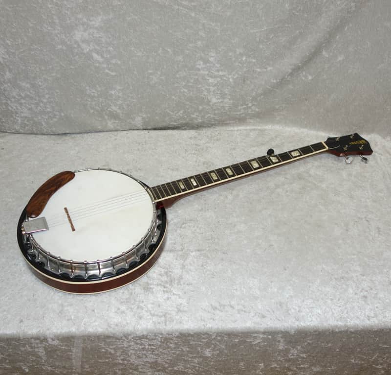 1980's Encore E75 5-string Banjo with chipboard case image 1