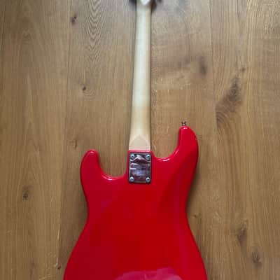 Squier Stratocaster with Maple Fretboard 2000s Torino Red image 5
