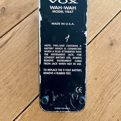 Vox V847 Wah 1994 - 2006 - Black / Chrome image 2