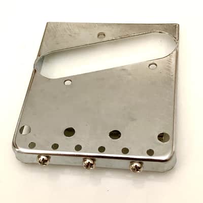 Fender Telecaster 1960s relic reissue bridge w. threaded saddles image 2