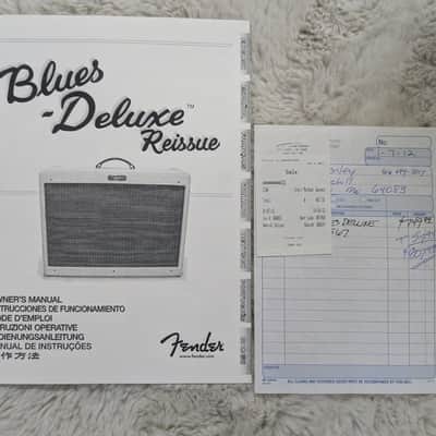 Fender Blues Deluxe Reissue 40-Watt 1x12 All-Tube Combo Amplifier - Used + cover image 8