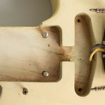 Fender  Telecaster Solid Body Electric Guitar (1955), ser. #10608, original tweed hard shell case. image 20