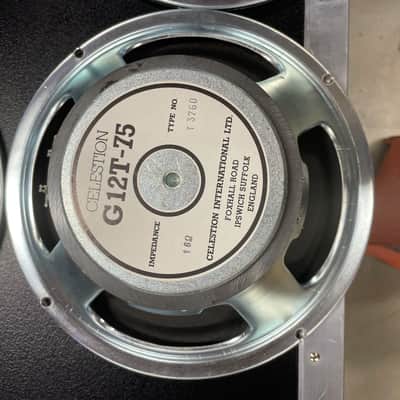Celestion T3760 G12T-75 12" 75-Watt 16 Ohm Jubilee Cab Speaker 1987 - Silver image 4