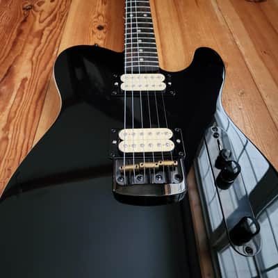 Carparelli T-Style HH Electric Guitar – Phoenix Humbuckers, Roasted Maple Neck, Push/Push Coil Split, 2026 - Gloss Black with Cream Binding image 7