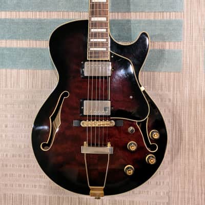 Ibanez AG95-DBS Artcore Expressionist 2013 - 2018 - Dark Brown Sunburst image 2