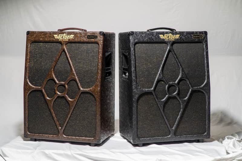 Victor Epic Sound Blaster II (2), 2x12 Vertical Cab Open Back, Celestion Alnico Gold image 1