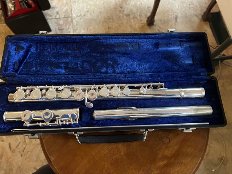 Gemeinhardt 2SP Straght-Headjoint Flute with Offset G 2010s - Silver-Plated image 1