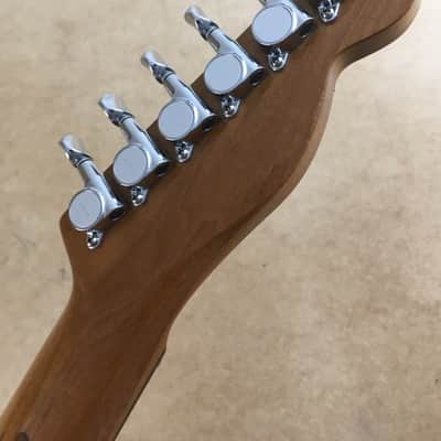 Lefty High End Warmoth Tele Neck Plekk’d USA MOP Inlays Loaded Ziricote Fretboard Roasted Maple Telecaster! image 15
