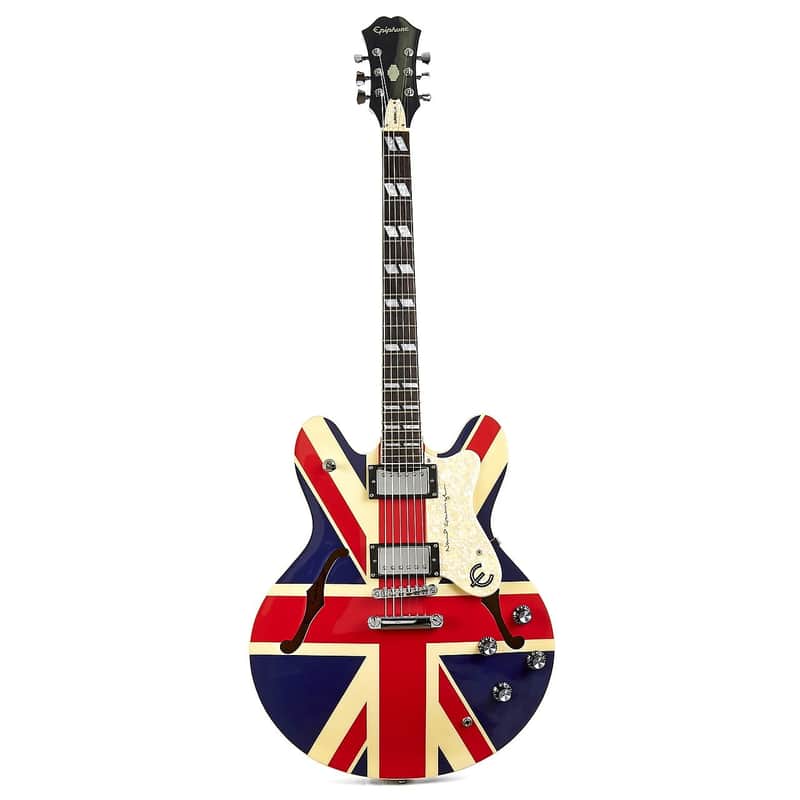 ギター Epiphone Supernova UnionJack Mint Unused Epiphone Noel Gallagher Signature Supernova | Reverb