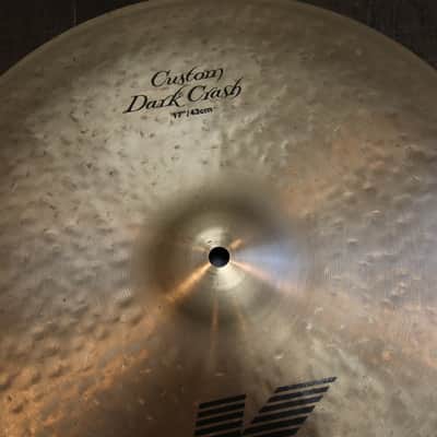 Zildjian 17" K Custom Dark Crash Cymbal 1995 - Present - Traditional image 5