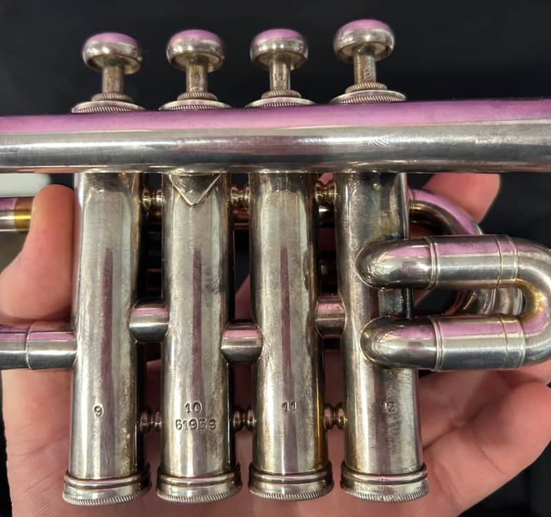 Vintage Selmer Four-Valve Piccolo Trumpet in G image 1