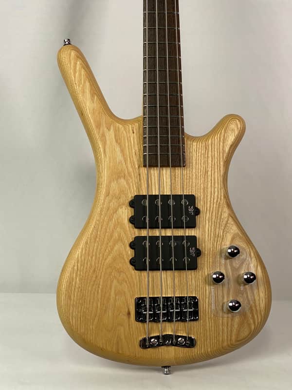 Warwick Rockbass Corvette $$ 4 String Bass Natural Transparent Satin image 1