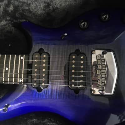 Ernie Ball Music Man John Petrucci Signature Monarchy Majesty 7 2010s - Imperial Blue image 1