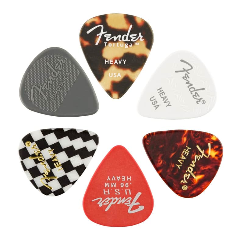 Fender Material Medley 351 Picks - Heavy (6) image 1