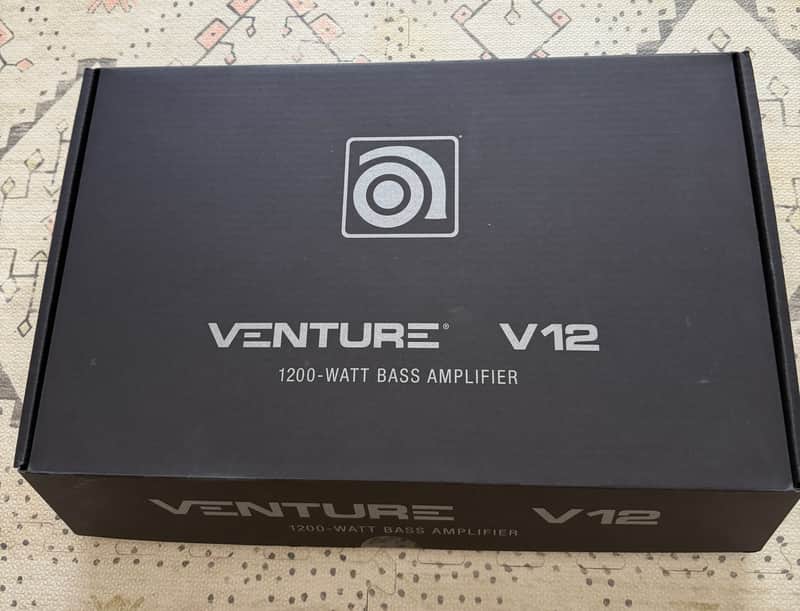 Ampeg Venture V12 1200-Watt Bass Amp Head 2023 - Present - Black image 1