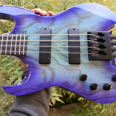 Kiesel Vader Bass , left handed 4 string model , Beautiful specimen, Ash body image 17