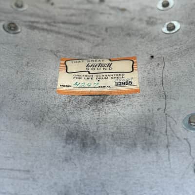 Gretsch Stop Sign Badge Drums 1970-1979 - Sky Blue Pearl image 8
