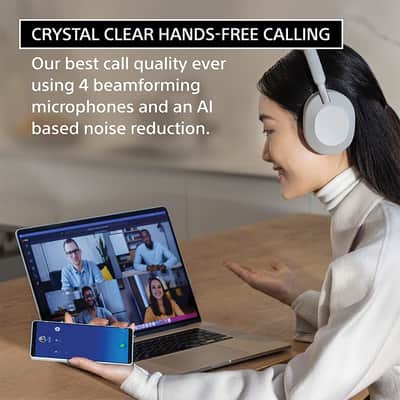Sony WH-1000XM5 Wireless Noise Canceling Headphones, Black w/ 2YR Warranty Bundle image 9