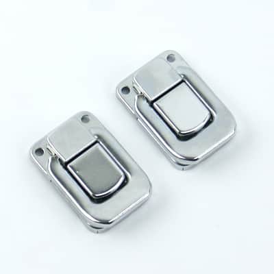 2X Square Drawbolt Closure Latch for Guitar Case /musical cases 6443A Chrome