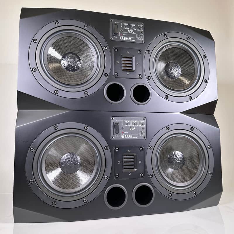 ADAM Audio S3A Active 3-Way Studio Monitors Reference Pair image 1
