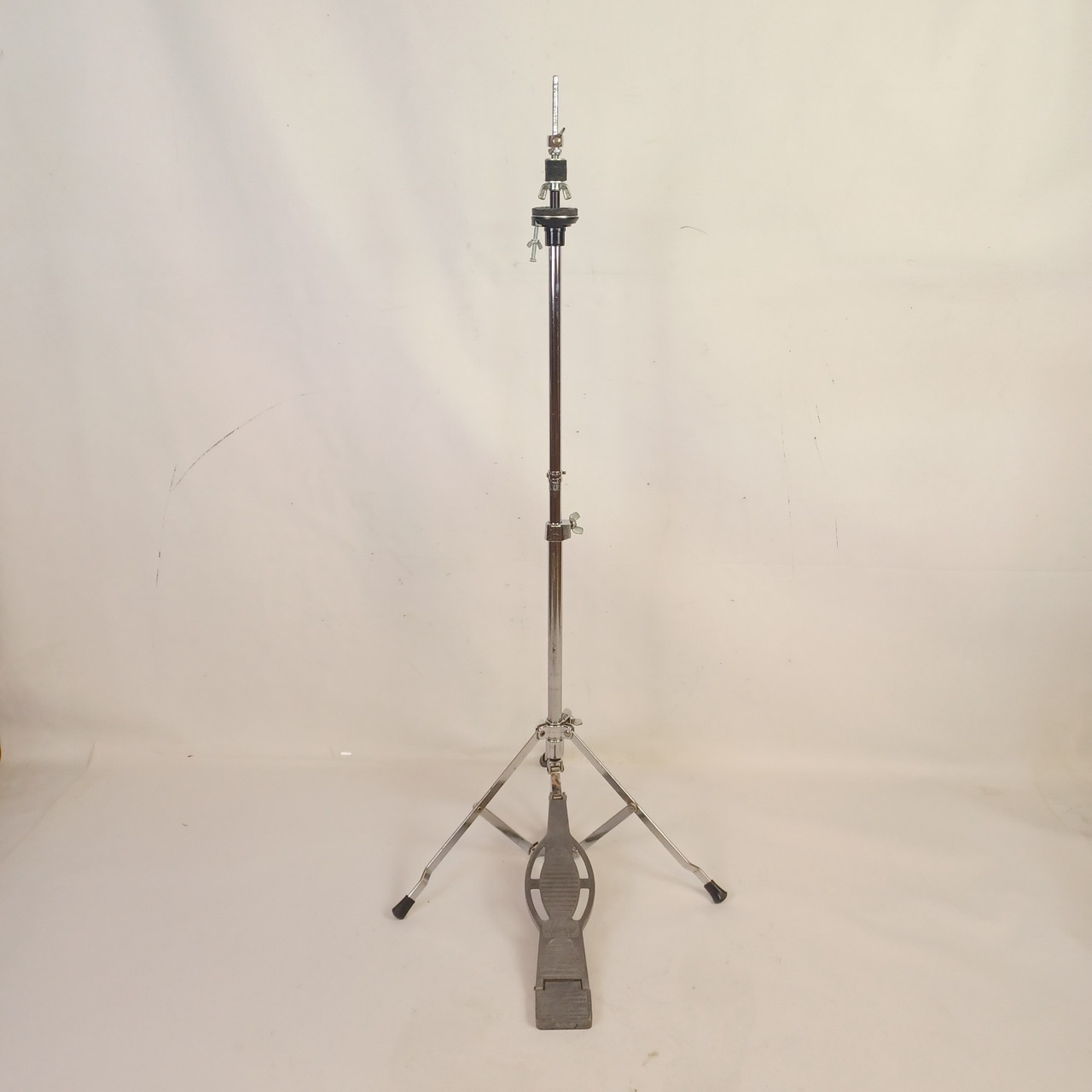 Ludwig Atlas Hi-Hat Cymbal Stand 1123 Chrome USA Spur-Lok Direct-Pull Vintage60s — main photograph