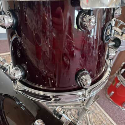 Premier Gen-X 4-Piece Drum Set - Maroon (18x22 / 8x10 / 9x12 / 11x14) image 7