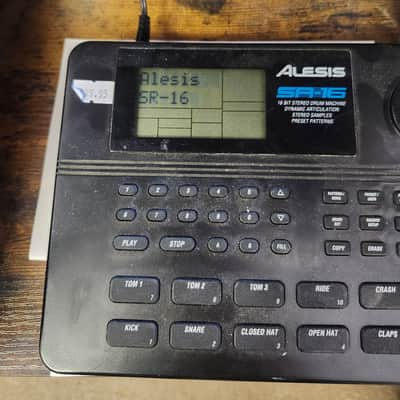Alesis SR-16 Drum Machine 2010s - Black image 1