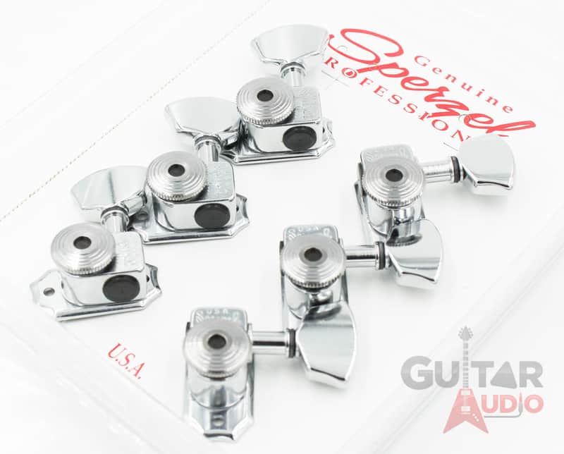 Sperzel 3x3 Trimlok 3-Per-Side Locking Tuners - CHROME w/ | Reverb