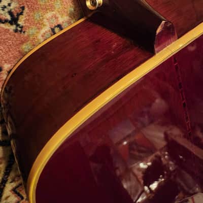 1976 Gibson Hummingbird Cherry Sunburst w/ OHSC | LR Baggs Dual Source, Medium Aged Naturally image 5