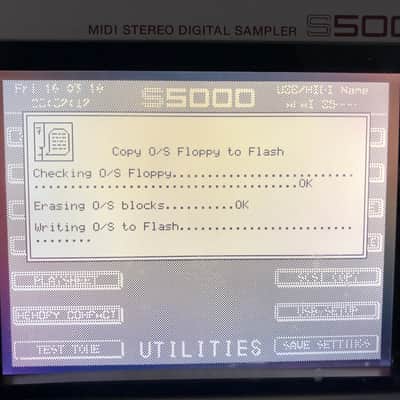 Akai S5000/S6000 upgrade to v2 floppy disk (latest update 2.14) s-5000 s-6000 image 4