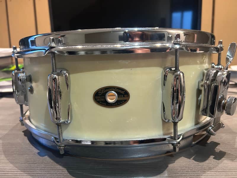 Slingerland Solid Shell Artist Model 1960 - White Marine Pearl image 1