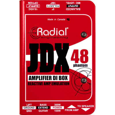 Radial Engineering JDX DI active simulateur de HP image 2